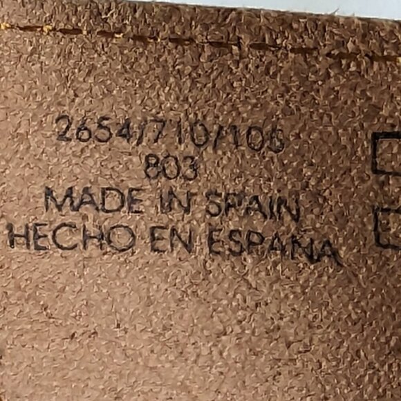 Zara Wood Platform Leather Buckle Slide Size 38 EUC - Picture 6 of 6